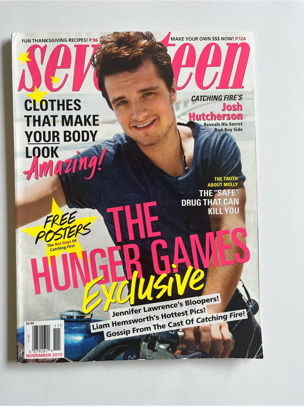 Seventeen Magazine - The Hunger Games Exclusive (Pink & Yellow Cover Accents)